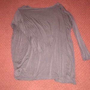 Piko long sleeve dress- washed out purple color